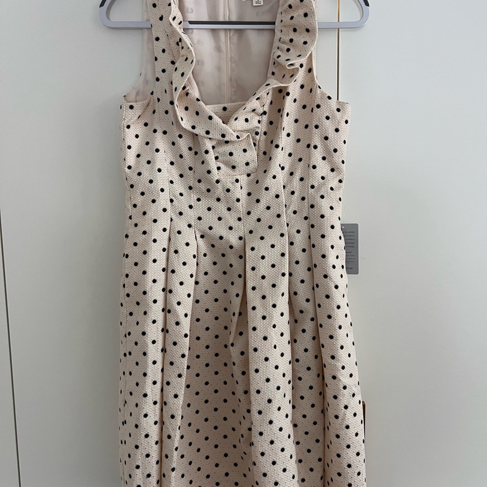 Harper Rose Cream and Black Textured Dress